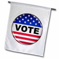 3dRose Carsten Reisinger - Illustrations - Patriotic USA Vote Button - Flags (fl_173265)