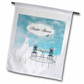 3dRose Beverly Turner Wedding Attendant and Bridal Party - Wedding Dress Garden Tea Party, Bridal Party - Flags (fl_202192)