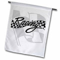 3dRose PS Creations - Racing Black and White Checkered Flag - Flags (fl_99325)
