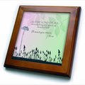 3dRose PS Inspirations - Out Beyond Ideas Rumi Quotes- Inspirational Art - Framed Tiles (ft_79325)