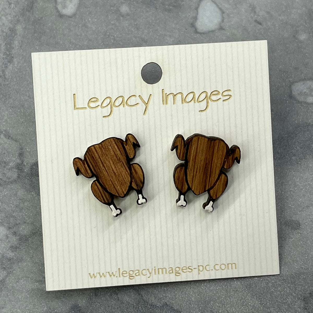 Thanksgiving Turkey & Pie Earrings