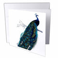 PS Vintage - Beautiful Vintage Peacock - Greeting Cards