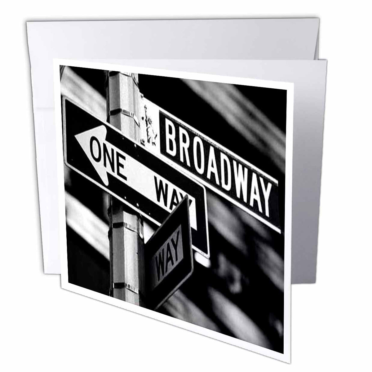 3dRose Signs - Broadway - Greeting Cards (gc_1193)