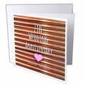 InspirationzStore Occasions - 7th Wedding Anniversary gift - Copper celebrating 7 years together - seventh anniversaries seven - Greeting Cards