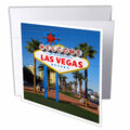 Sandy Mertens Nevada - Welcome To Fabulous Las Vegas, NV - Greeting Cards