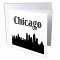 EvaDane - Signs - Chicago City Skyline - Greeting Cards