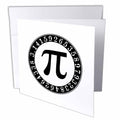 Creative Pi Symbol Greeting Cards for Math Lovers