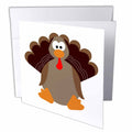 Janna Salak Designs Thanksgiving - Cute Thanksgiving Turkey Cartoon - Greeting Cards