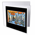 BLN Vintage US Cities and States Postcards - Greetings from New York City Scenic Postcard Reproduction - Greeting Cards