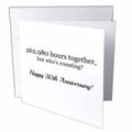 BrooklynMeMe Anniversary - Happy 30th Anniversary - 262980 hours together - Greeting Cards