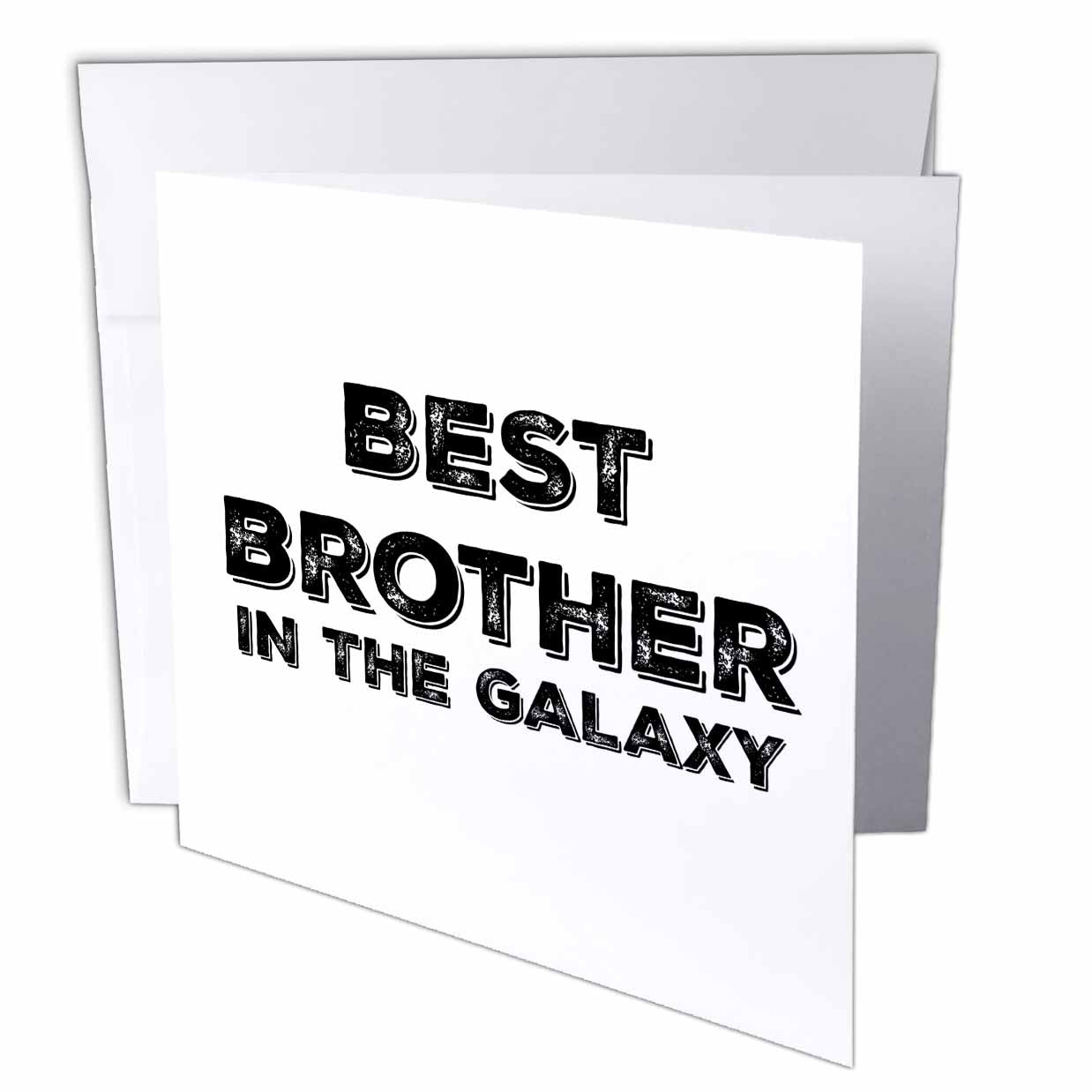 BrooklynMeMe Sayings - Best Brother in the Galaxy - Greeting Cards