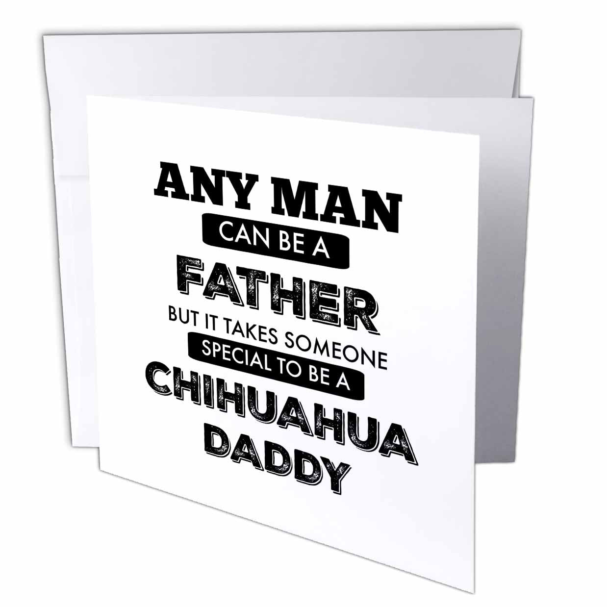 3dRose BrooklynMeme Dogs - Chihuahua Daddy - Greeting Cards (gc_253098)