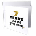 Janna Salak Designs - 7 Year Celebration Still Flourishing 7th Wedding Milestone - Greeting Cards
