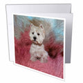 3dRose Dogs West Highland Terrier - Westie - Greeting Cards (gc_4054)
