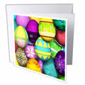 3dRose Boehm Graphics Holiday Easter - Dyed Easter Eggs - Greeting Cards (gc_43241)