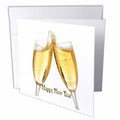 3dRose Holidays - Happy New Year - Greeting Cards (gc_4573)