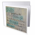 3dRose PS Inspirations - Serenity Prayer - Inspirational - Spiritual - Greeting Cards (gc_50568)