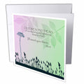 3dRose PS Inspirations - Out Beyond Ideas Rumi Quotes- Inspirational Art - Greeting Cards (gc_79325)