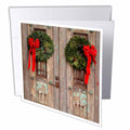 3dRose Danita Delimont - New Mexico - Antique door, Canyon road, Santa Fe, New Mexico - US32 JMR0953 - Julien McRoberts - Greeting Cards (gc_92727)
