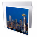 3dRose Danita Delimont - Seattle - Space Needle, Seattle, Washington - US48 DFR0072 - David R. Frazier - Greeting Cards (gc_95317)