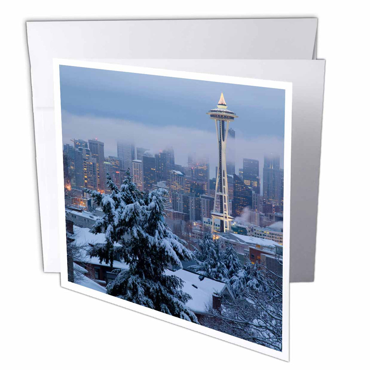 Danita Delimont - Seattle - Seattle, Kerry Park, Space Needle - US48 JWI2642 - Jamie and Judy Wild - Greeting Cards