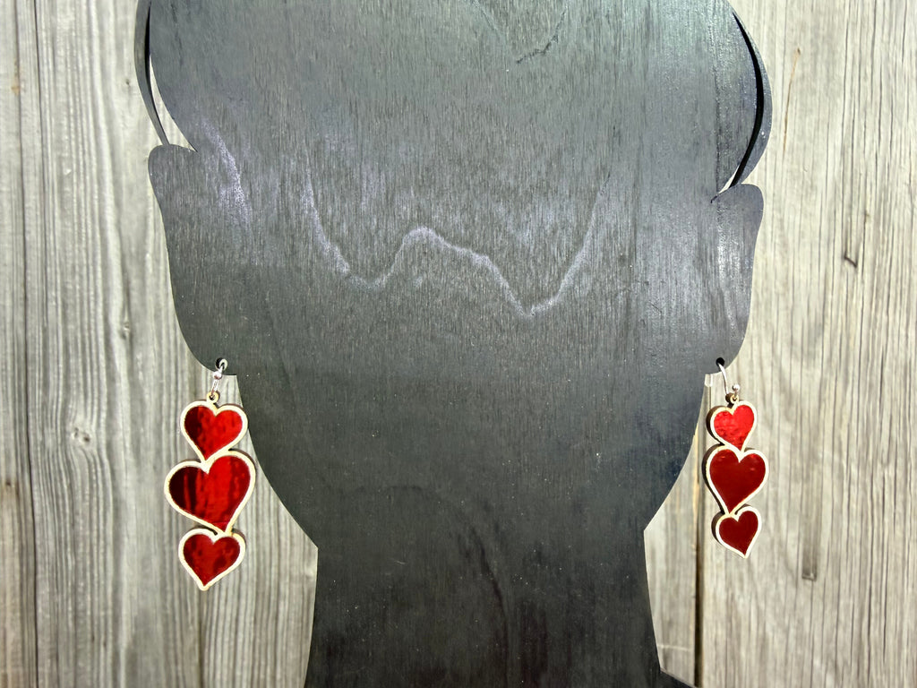 Heart Earrings - Dangles
