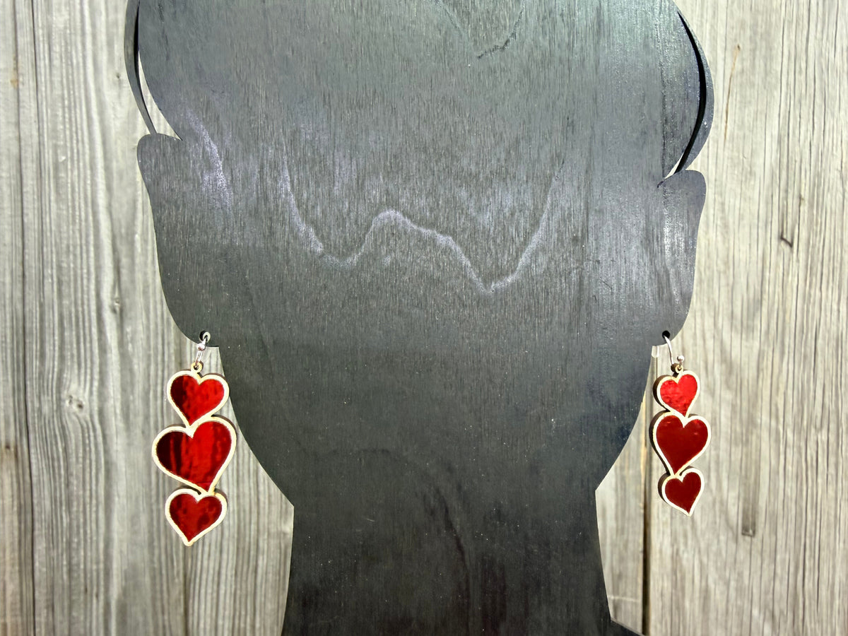 Heart Earrings - Dangles