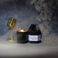 Violet Night Candle  | Bergamot ~ Saffron ~ Benzoin | Crackling Wick Candle