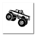 3dRose EvaDane - Signs - Monster Truck - Iron on Heat Transfers (ht_157406)
