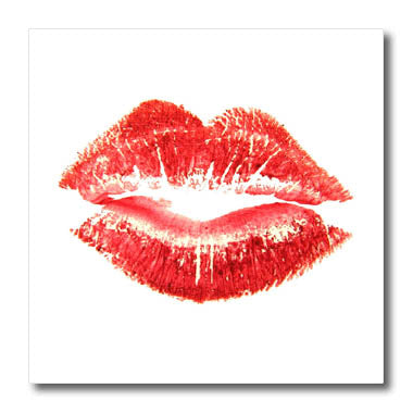3dRose EvaDane - Signs - Red Lips - Iron on Heat Transfers (ht_157413)