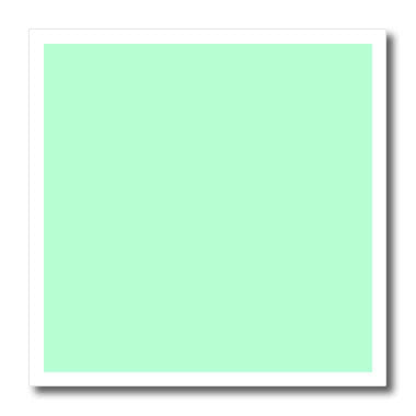 3dRose InspirationzStore Solid Colors - Mint Green - Light Minty Pastel - Plain Simple one Single Solid Color - Very Pale Aqua Green - Iron on Heat Transfers (ht_159858)