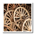 3dRose Danita Delimont - Antiques - Japan, Gifu, Takayama, Antique Wagon Wheels -AS15 JME0038 - John and Lisa Merrill - Iron on Heat Transfers (ht_69817)