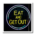 3dRose Danita Delimont - Chicago - Illinois, Chicago. Humorous neon Sign at a Diner - US14 BJA0055 - Jaynes Gallery - Iron on Heat Transfers (ht_90167)