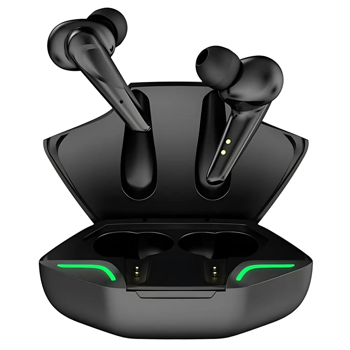 TWS Wireless Earbuds BT5.2 with LED Lights, In-Ear Mini Stereo Pods for Music & Sports