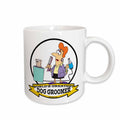 3dRose Funny Worlds Greatest Dog Groomer Women Cartoon - Mugs (mug_103137)