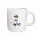 3dRose Her Ladyship - part of a his and hers mr and mrs couple gift set funny... - Mugs (mug_112868)