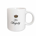 3dRose Her Majesty - part of a his and hers mr and mrs couple gift set - funny... - Mugs (mug_112870)