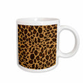 3dRose Leopard Print - cheetah spots - beige brown animal skin pattern - sassy... - Mugs (mug_112932)