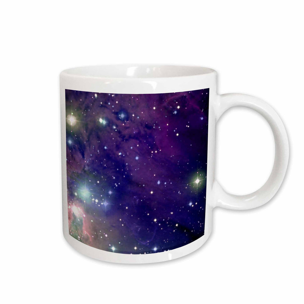 3dRose Cool outer space stars and planets dark blue design - science fiction... - Mugs (mug_112992)