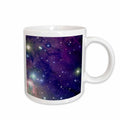 3dRose Cool outer space stars and planets dark blue design - science fiction... - Mugs (mug_112992)