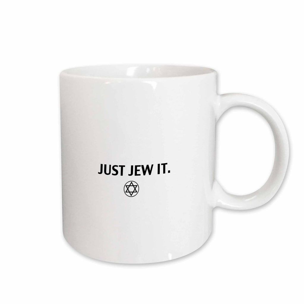 3dRose ToryAnne Collections Expressions - Just Jew It. - Mugs (mug_113581)
