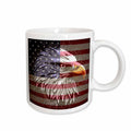 3dRose Ornate Patriotic Bald Eagle and USA American Flag Pride Great for Fourth... - Mugs (mug_116181)