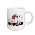 3dRose Bowler Bowling Ball and Pins Sports Design - Mugs (mug_116295)