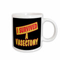 3dRose I Survived A Vasectomy Survial Pride And Humor Design - Mugs (mug_117723)
