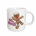 3dRose Funny Oh Snap Broken Snapped Gingerbread Man Cookie Holiday Christmas... - Mugs (mug_119149)