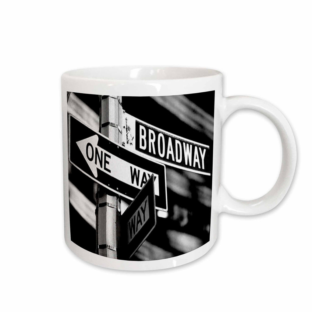 3dRose Signs - Broadway - Mugs (mug_1193)
