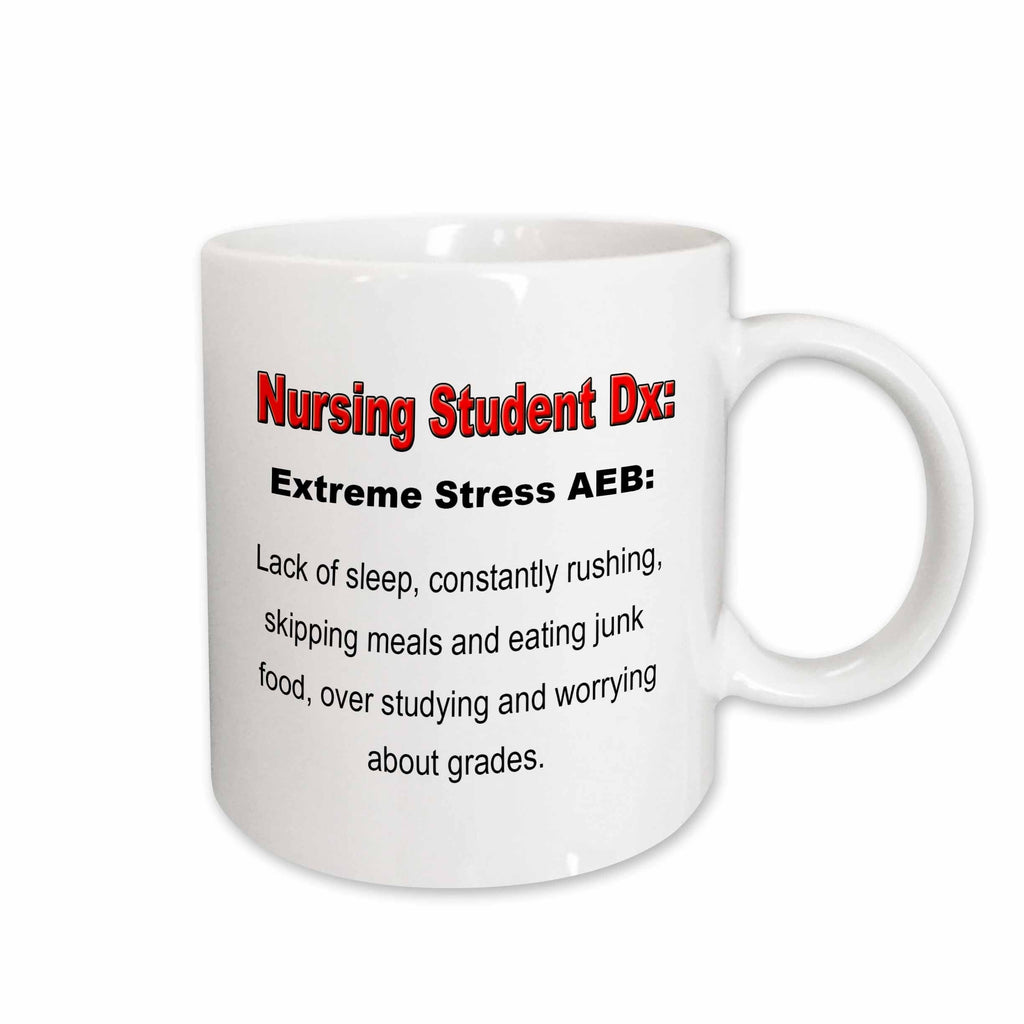 3dRose EvaDane - Funny Quotes - Extreme stress AEB - Mugs (mug_123055)