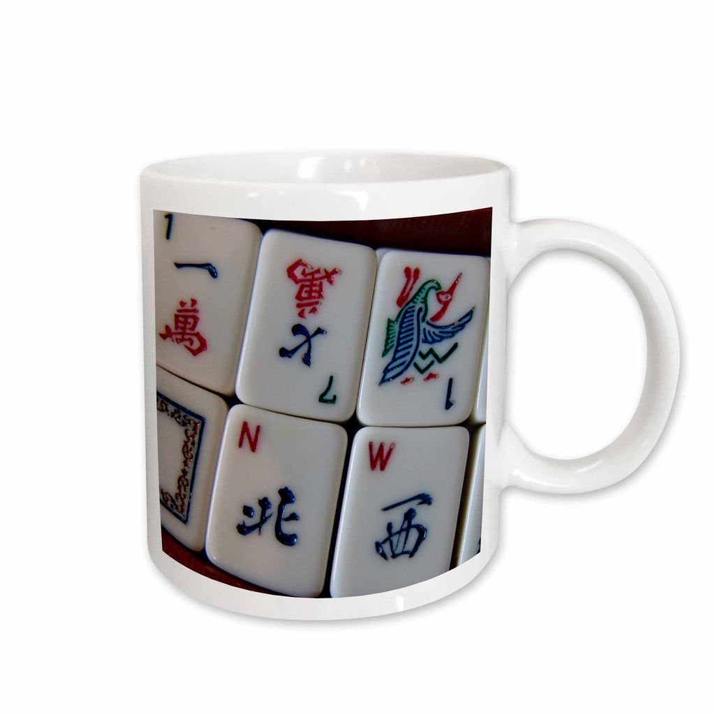 3dRose Florene Games - Luv Mah Jongg - Mugs (mug_12772)