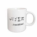 3dRose EvaDane - Funny Quotes - I ate sum pi it was delicious - Mugs (mug_128179)