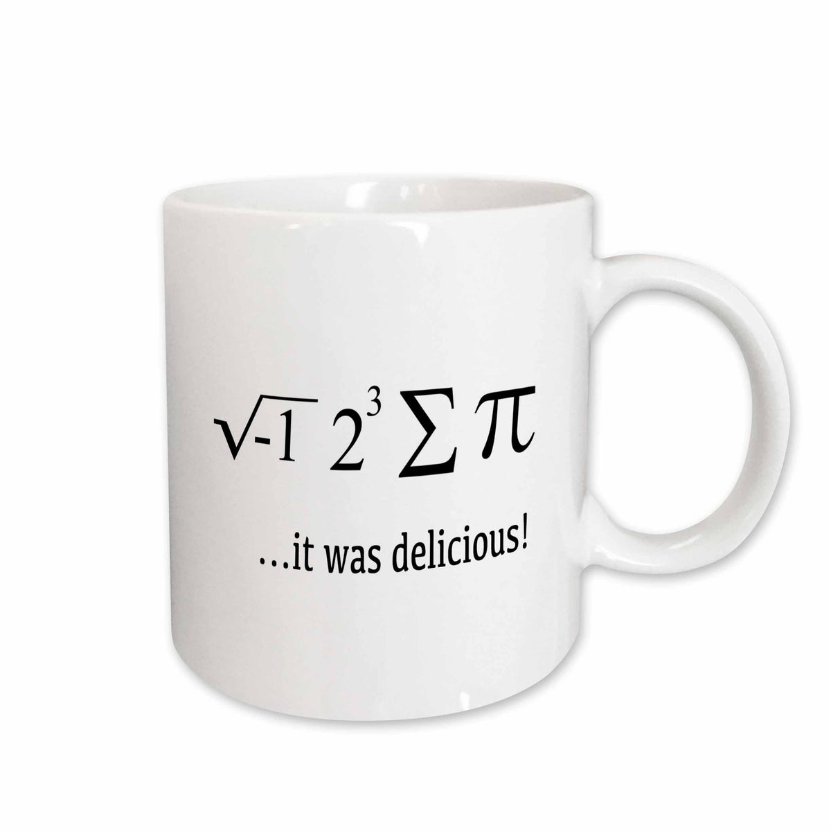3dRose EvaDane - Funny Quotes - I ate sum pi it was delicious - Mugs (mug_128179)